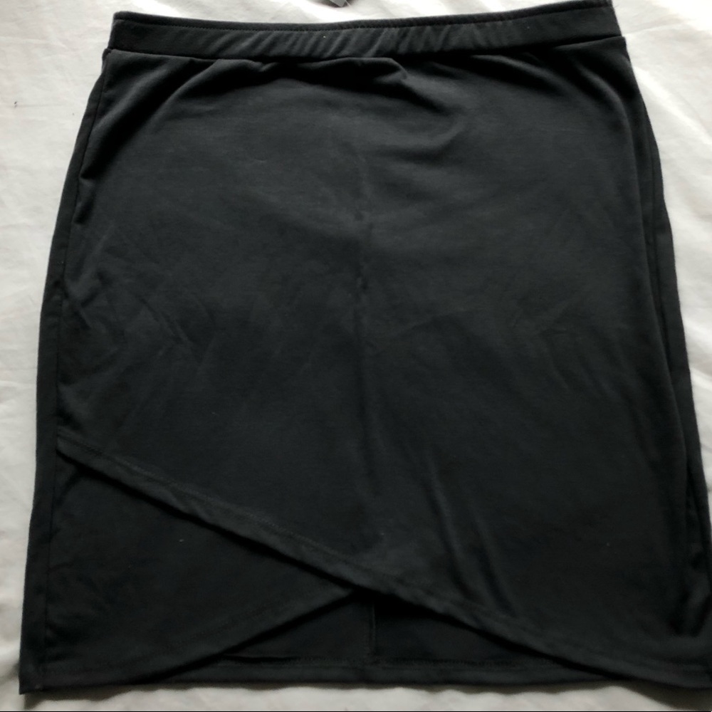 Dark Grey Mini Skirt